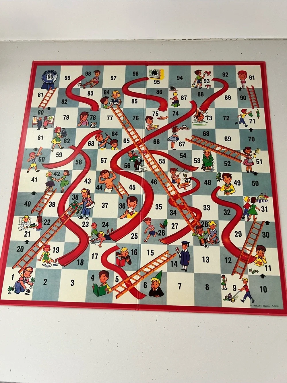 Chutes & Ladders Nostalgia Edition Collectible Tin Board Game Complete